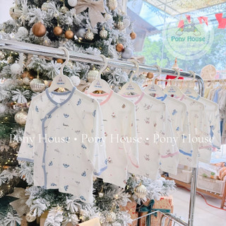  Áo Sơ Sinh Dài Tay Avaler Sợi Tre Siêu Mềm Mại Cho Bé Trai Bé Gái Sơ Sinh  Size Newborn - 3-6M  