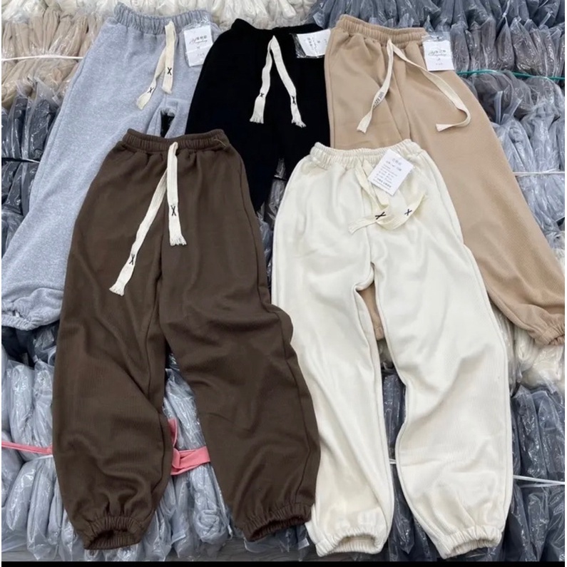 Quần Jogger len nhung tăm cao cấp - Hàng VNXK