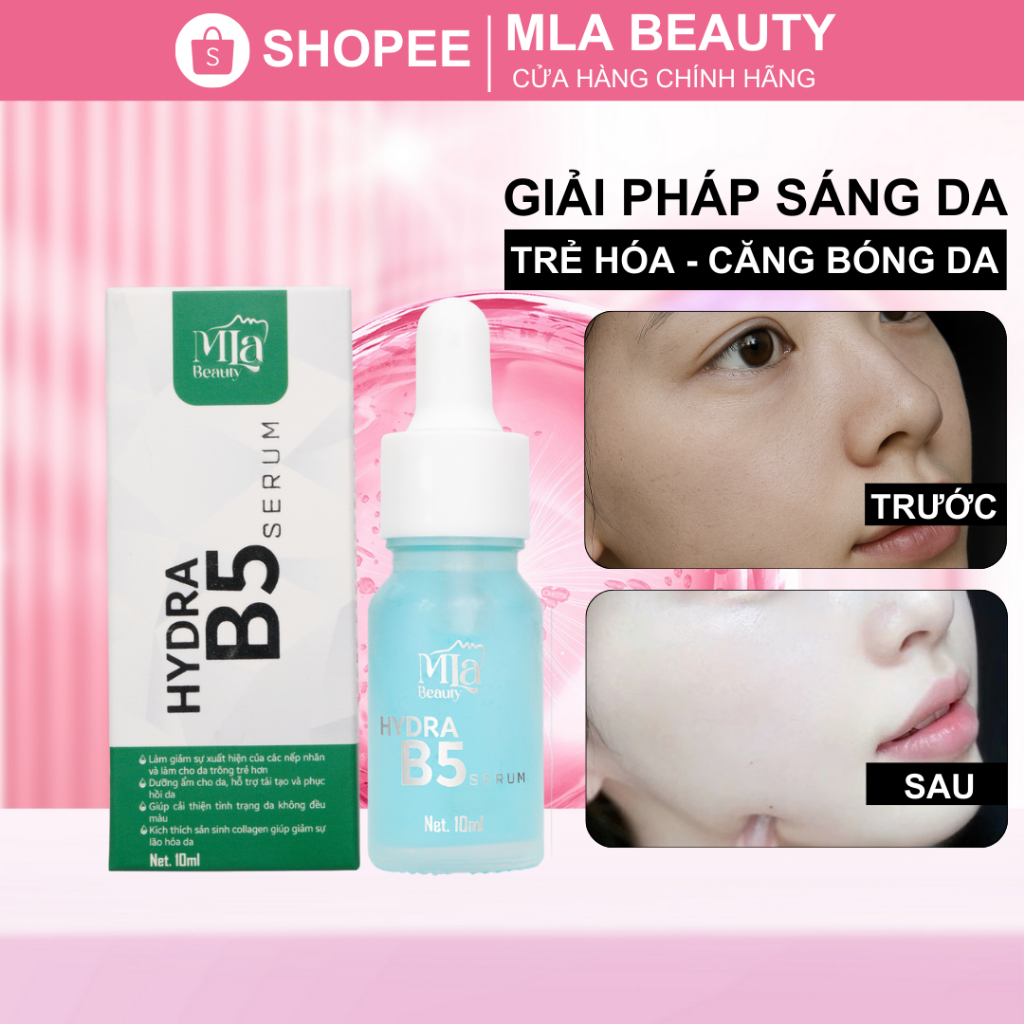 Serum Trẻ Hóa, Căng Bóng Cấp Ẩm Cho Da B5 – Mla Beauty Chính Hãng