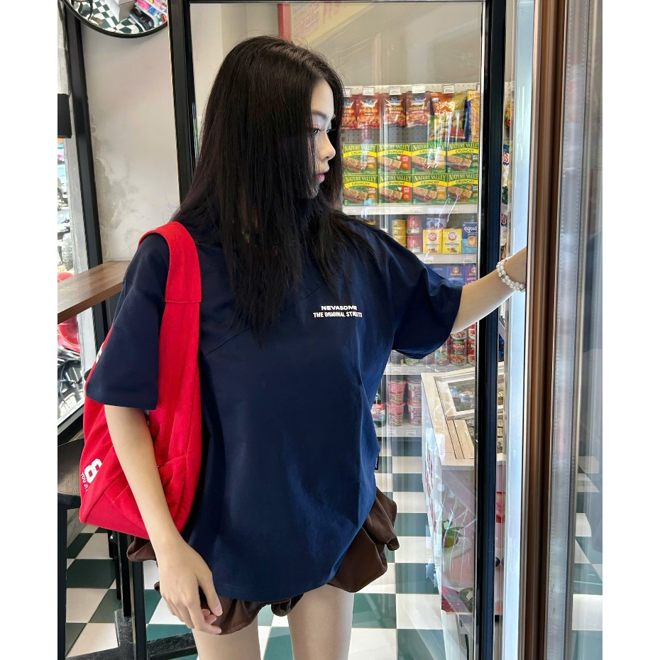 Áo Thun Boxy The Original Streets Nevasome Cotton 250gsm Local Brand Tay Lỡ Form Boxy Rộng Nam Nữ | BigBuy360 - bigbuy360.vn
