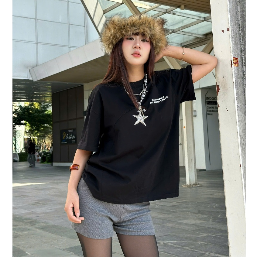 Áo Thun Boxy The Original Streets Nevasome Cotton 250gsm Local Brand Tay Lỡ Form Boxy Rộng Nam Nữ | BigBuy360 - bigbuy360.vn