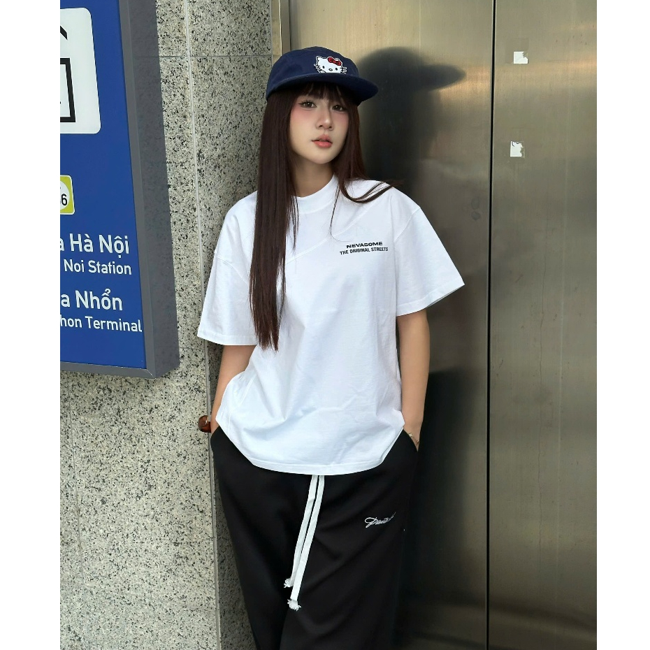 Áo Thun Boxy The Original Streets Nevasome Cotton 250gsm Local Brand Tay Lỡ Form Boxy Rộng Nam Nữ | BigBuy360 - bigbuy360.vn