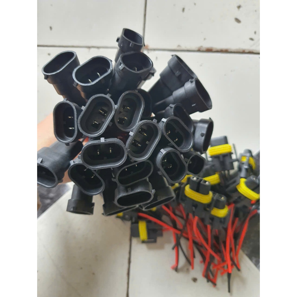 GIẮT CẮM H11 ĐỰC CÁI (JACK)CẮM ĐÈN OTO(combo giắt đực+cái)