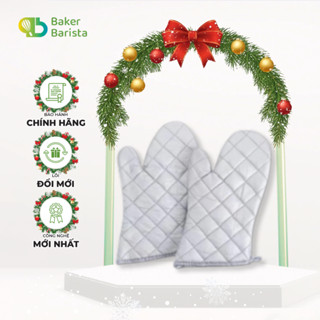  Găng tay chống nóng cách nhiệt vải trằn size 16cmx33cm 15,5cmx28cm 