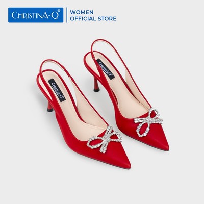 Giày Nữ Cao Gót Bít Mũi Nhọn CHRISTINA-Q GBN456H