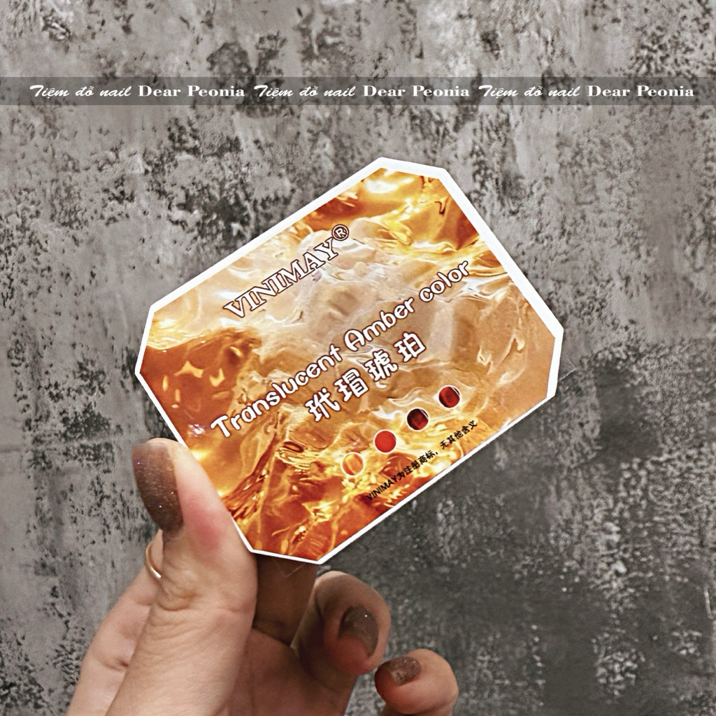 Gel hổ phách (đổi vỏ, đẹp và đầy gel hơn)