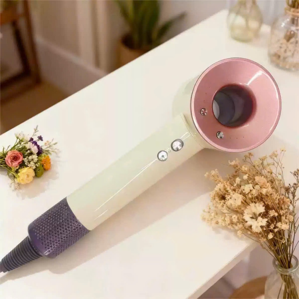 [HỎA TỐC] Máy sấy tóc Be Hồng cao cấp MIKI DREAME HAIR 2 chiều nóng lạnh,nhiệt thông minh, công suất lớn 2300W