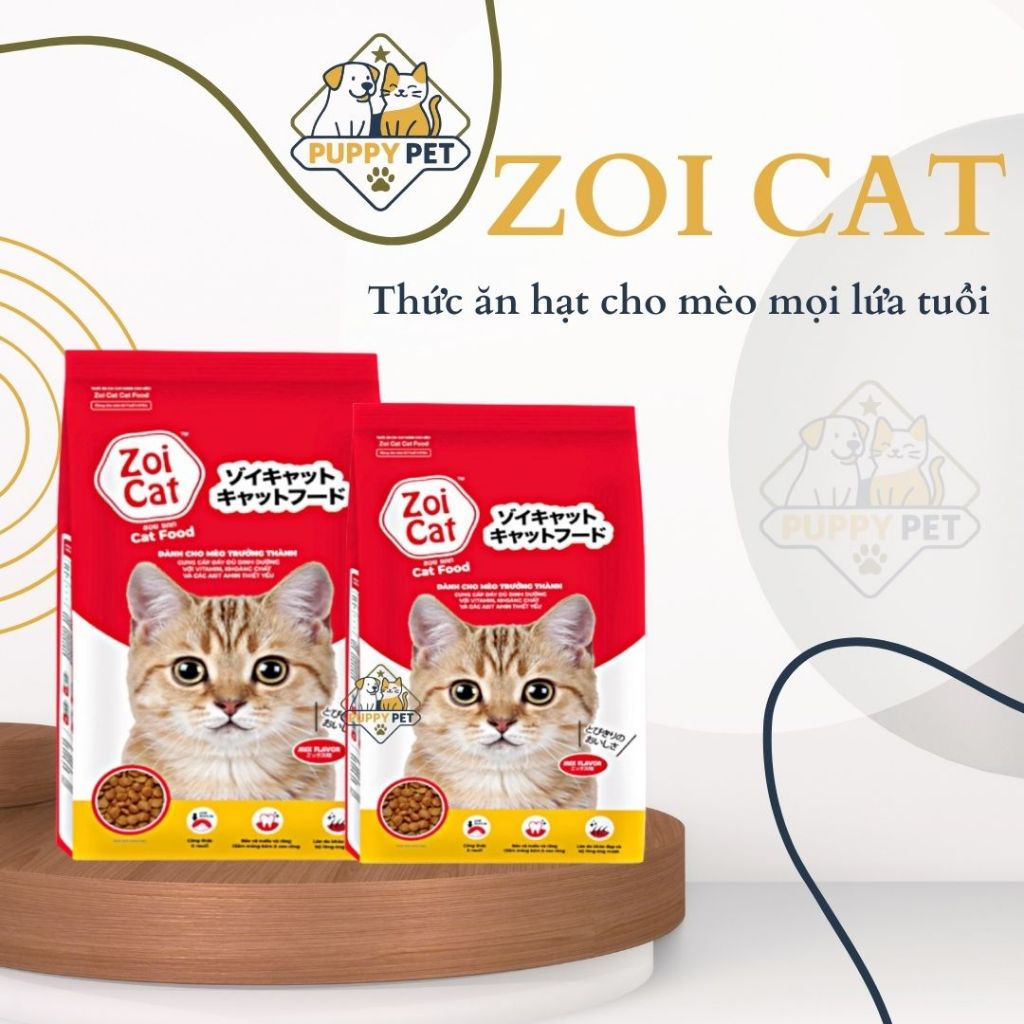 [5KG - 10KG] COMBO 5KG VÀ 10KG HẠT ZOI CAT - 5 GÓI VÀ 10 GÓI 1KG - THÁI LAN
