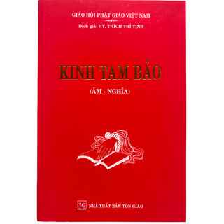 Sách - kinh Tam Bảo ( Âm - Nghĩa )