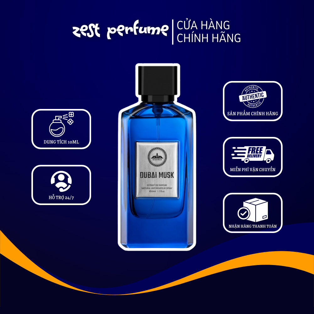 [Mẫu thử][10ml] Nước hoa Unisex Dubai Musk Al Ambra