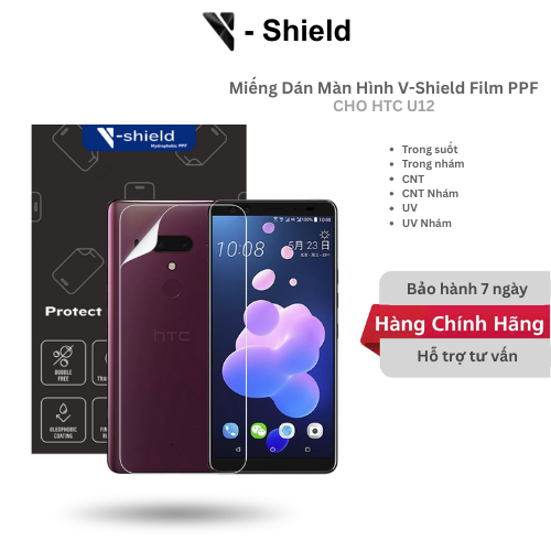 Mua 1 Tặng 1 - Miếng Dán Màn Hình V-Shield Film Ppf Dành Cho Htc U12 Plus/ U12 Life
