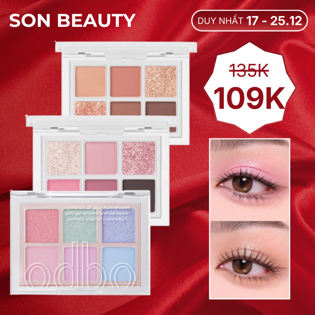 [ODBO] Bảng Phấn Mắt 6 Ô Odbo Signature Eyeshadow Palette OD276