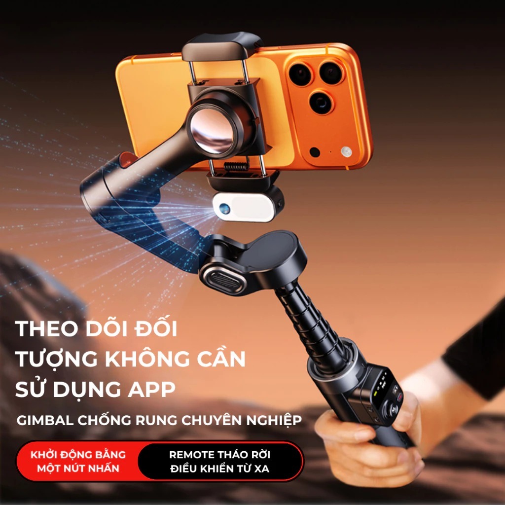 Gimbal điện thoại smart X3, Gậy gymbal chống rung 360 độ bản nâng cấp mới nhất 10.0 Tracking 2026 | BigBuy360 - bigbuy360.vn