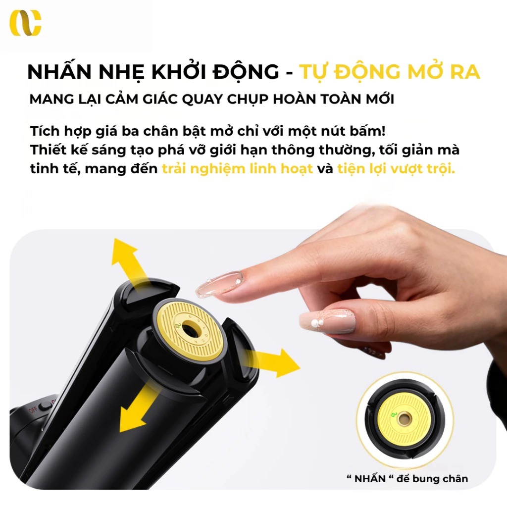 Gimbal SMART X3 cao cấp, Gimbal chống rung cho điện thoại hỗ trợ quay phim, chụp ảnh chuyên nghiệp | BigBuy360 - bigbuy360.vn