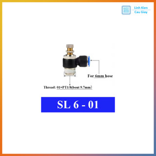 Van tiết lưu khí nén ống phi 6 (SL6)