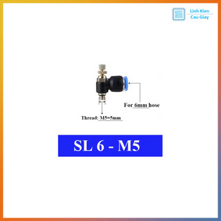 Van tiết lưu khí nén ống phi 6 (SL6)