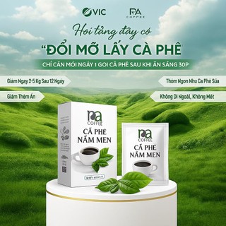 [Cà phê nấm men] Cà phê - VIC - NA Coffee Cà phê xanh 12 gói cf giữ dáng đẹp da