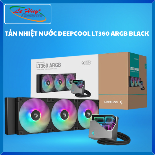 Tản Nhiệt Nước CPU DEEPCOOL LT360 ARGB BLACK - Hàng Chính Hãng