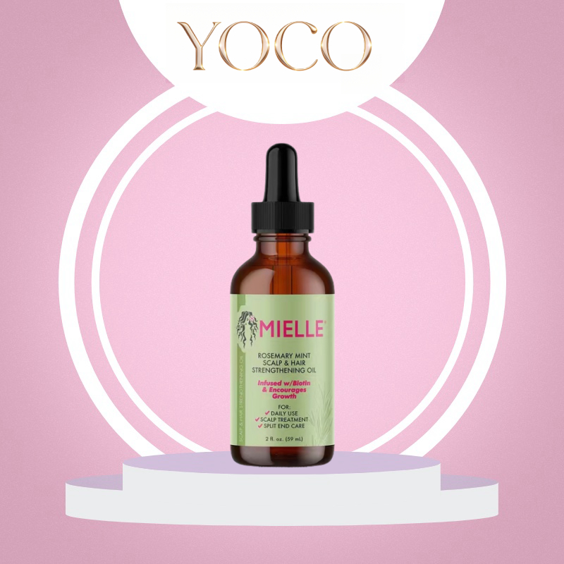 Mielle - Dầu dưỡng dài tóc Mielle Organics Rosemary Mint Scalp & Hair Strengthening Oil 59ml