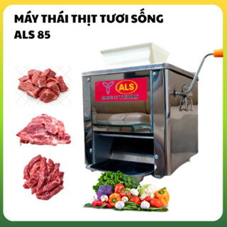 Máy Thái Thịt Tươi Sống ALS-85 1 Cửa  Dao 2–5mm Thái Thịt Bò Thịt Nướng  Bún Chả