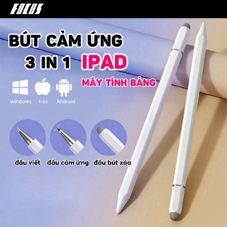 Focos Bút cảm ứng đa năng 3in1, tương thích điện thoại, laptop, máy tính bảng