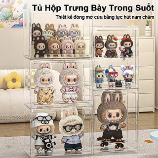  Tủ Hộp Trưng Bày Trong Suốt Đựng Đồ Chơi Nhiều Tầng Nhân vật mô hình Kệ Hộp Trưng Bày Tủ Bảo Quản Mô Hình 