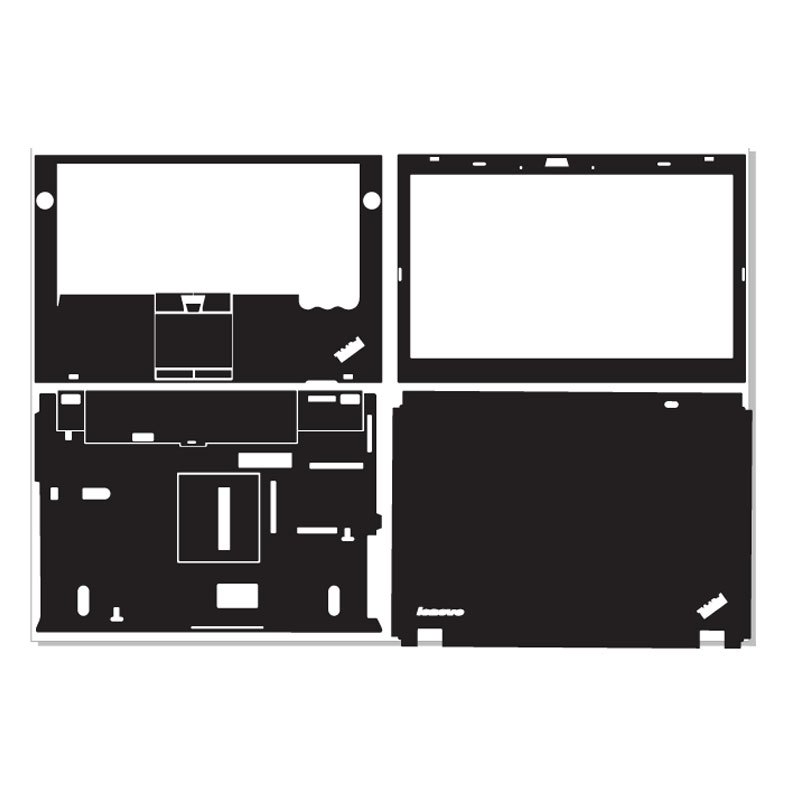 Decal skin LENOVO thinkpad T420 cắt sẵn mặt ABC