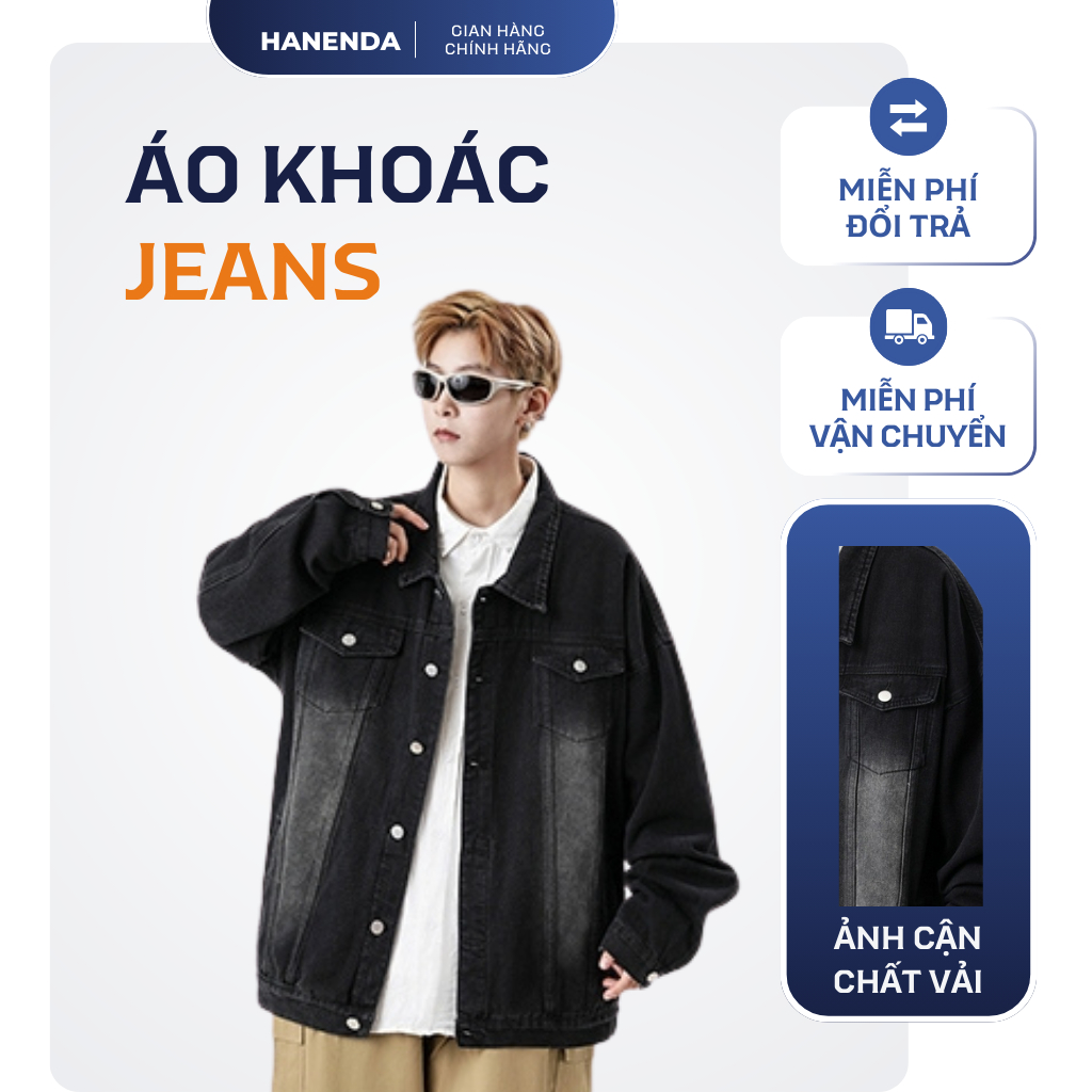  Áo Khoác Bò nam nữ áo khoác jeans Unisex form rộng đủ màu có wash cao cấp bigsize Avocado hottrend 2025 