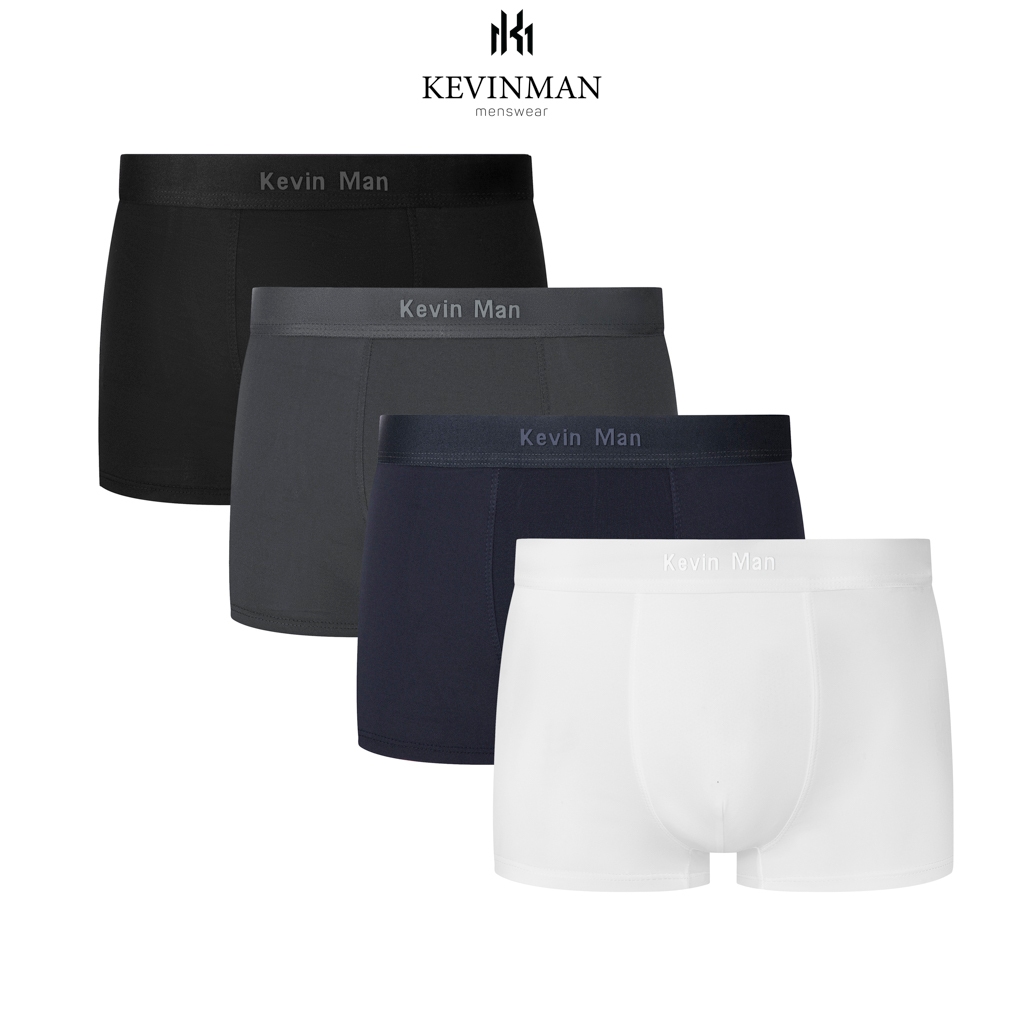 Combo quần lót nam Kelvin Man thun lạnh hàng cao cấp, quần lót nam boxer đẹp thoáng mát - BX
