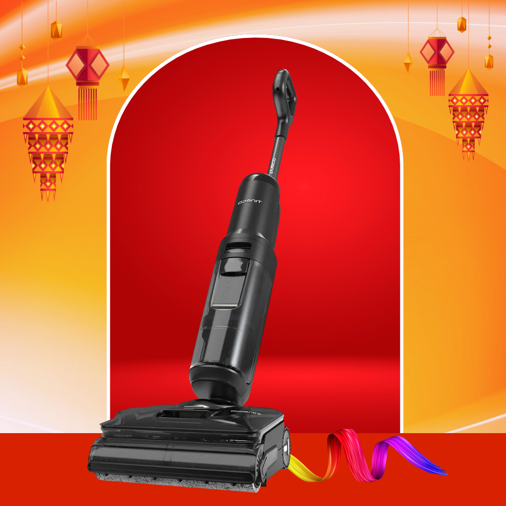 Tineco Floor One S7 Stretch Steam 140 Độ Gập 180 Độ, Máy Hút Bụi Lau Nhà - Quốc Tế