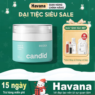  Kem Dưỡng Ẩm Hỗ Trợ Phục Hồi Da CANDID B5 CICA - Candid B5 CICA Repair & Soothing Cream 50ml và 10ml 
