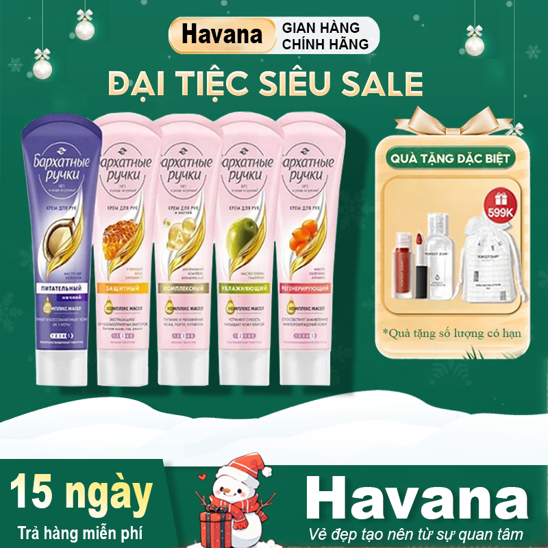  Kem tay Silky Hands Nga dưỡng trắng da mềm mịn khắc phục làn da khô thô ráp 80ml 