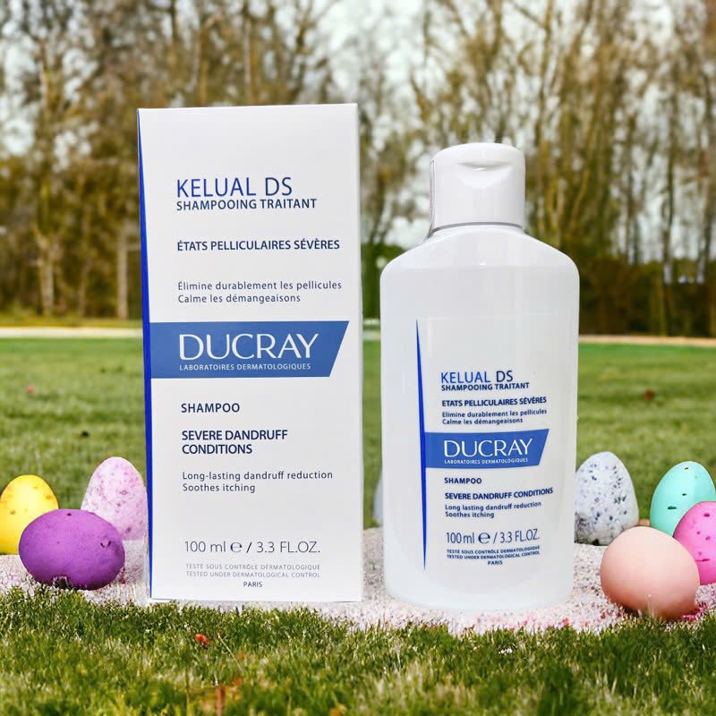DUCRAY - DẦU GỘI LÀM SẠCH GÀU, GIẢM NGỨA ĐỎ DUCRAY KELUAL DS SHAMPOO 100ML