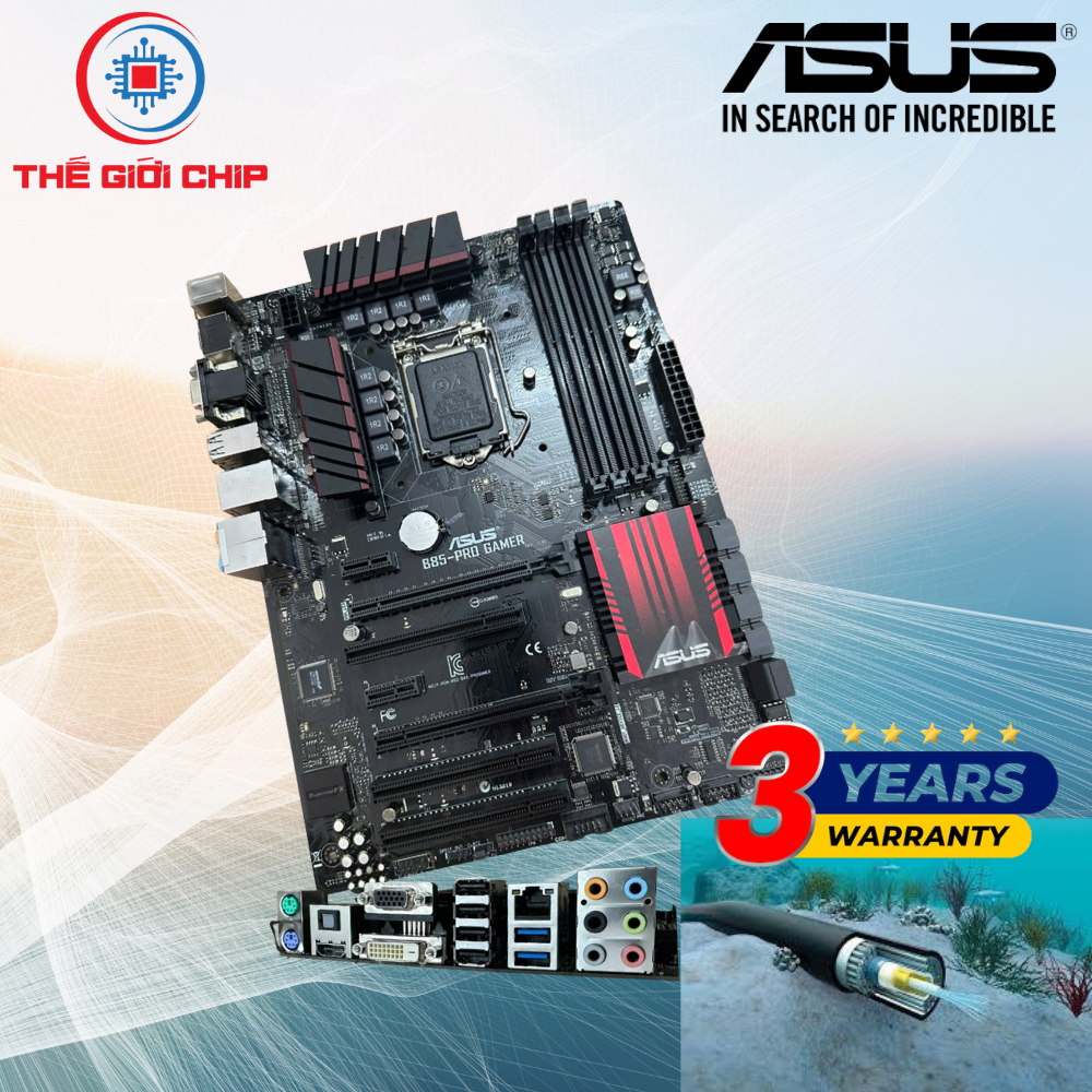 Mainboard Asus B85-Pro Gamer Gaming LGA 1150 I Bảo hành 36 tháng bởi nhà cung cấp