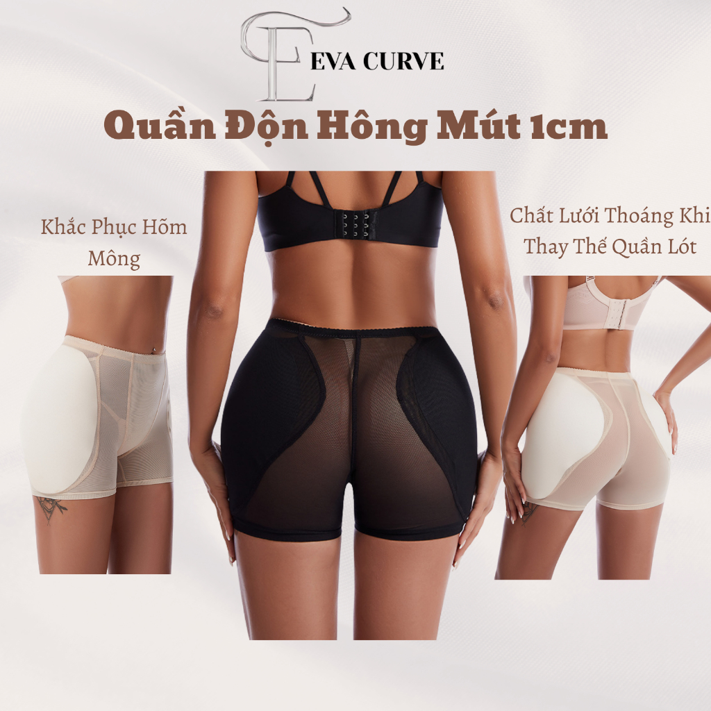 Quần Độn Hông Mông Khắc Phục Hõm Mông Mút Tháo Rời HM001