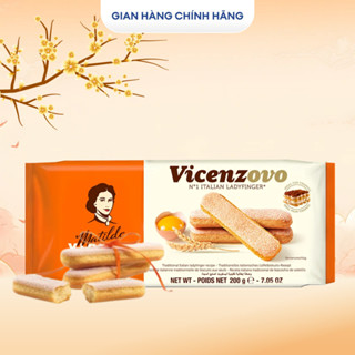  Bánh Ladyfingers Truyền Thống Ý Vicenzozo 200g 