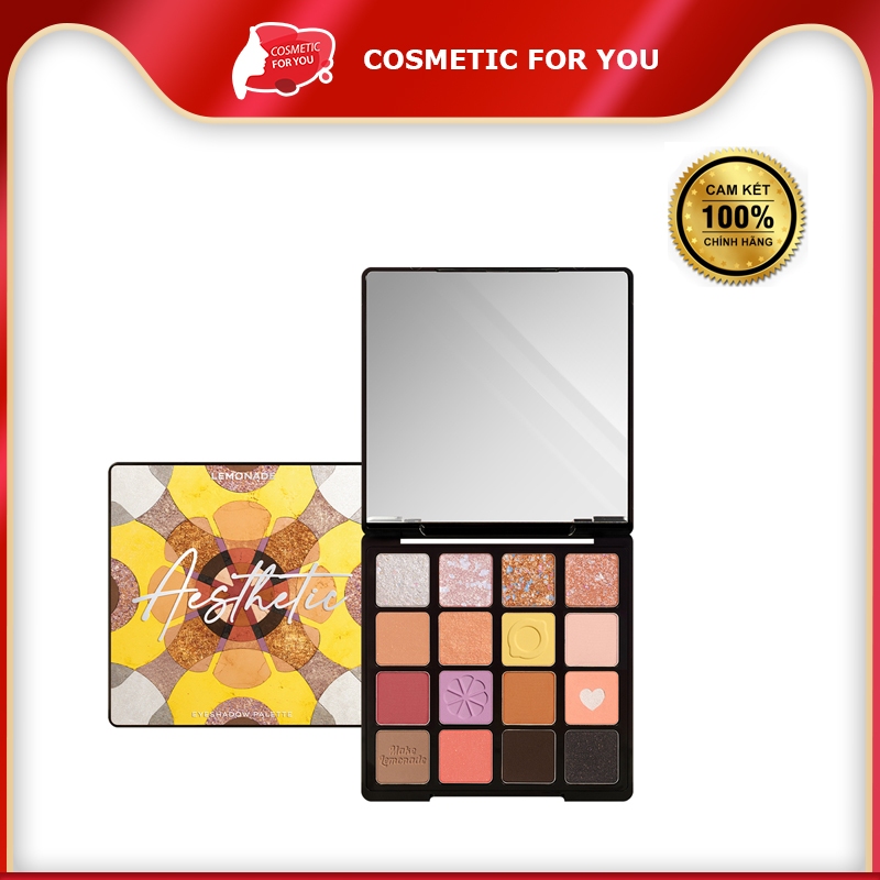 Bảng Phấn Mắt 16 Ô Lemonade Aesthetic Eyeshadow Palette 20.8g (Version 2)