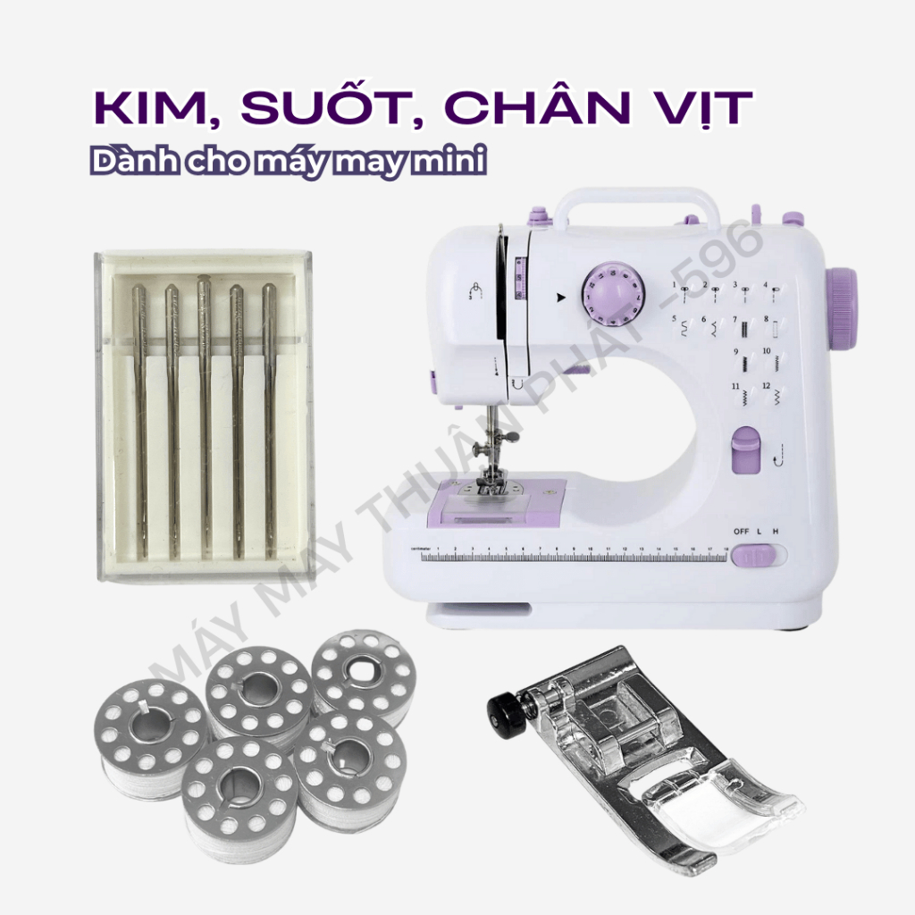SUỐT ,KIM NHẬT, CHÂN VỊT MÁY MAY MINI