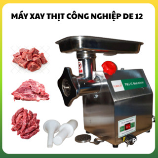 Máy Xay Thịt Đa Năng DE12 800W   Máy Đùn Thịt Inox  Xay Thịt, Cá  Bảo Hành 12 Tháng