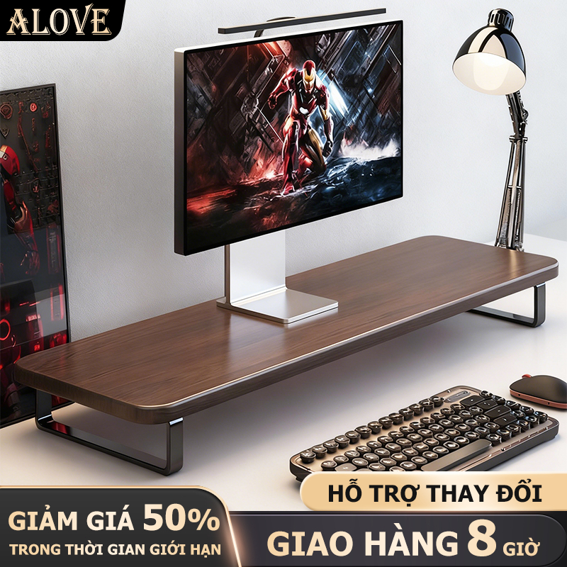 ALOVE kệ nâng màn hình máy tính để bàn kệ để đồ bàn làm việc giá đỡ laptop đa năng tiện dụng