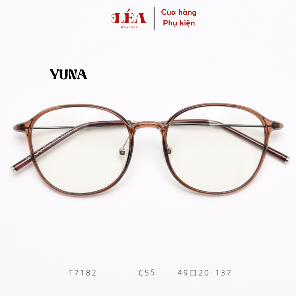 Kính mắt chuyên lắp cận [LÉAGLASSES] YUNA VUÔNG NHỰA TR90 CAO CẤP DẺO NHẸ | BigBuy360 - bigbuy360.vn