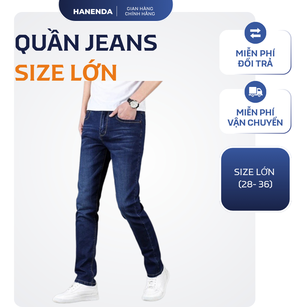 Quần bò jean nam skinny dáng dài co giãn 4 chiều Big size 28-36 dáng ôm phong cách Avocado