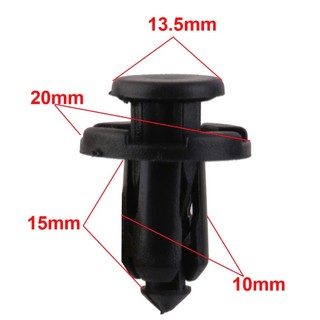 Set 10 đinh tán nhựa 8mm dành cho xe hơi dài