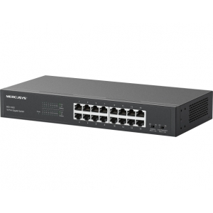 Switch Mercusys MS116GS 16 port Gigabit Chính hãng (1.0Gbps, Vỏ kim loại)
