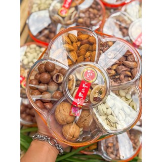  Hạt dinh dưỡng mix 6 loại hạt MIX NUTS ngũ cốc ăn kiêng: macca óc chó hạnh nhân hạt điều hạt dẻ - Set quà Tết 