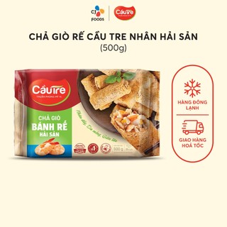 [HN] Chả giò Rế Cầu Tre 500g (nhân Hải sản/ nhân Chay) ( Thịt - 300g)