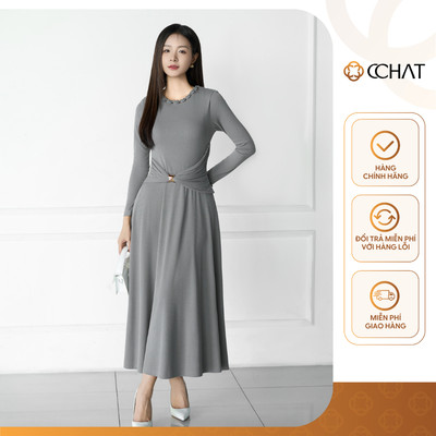 Đầm Nữ 𝐂𝐂𝐇𝐀𝐓 Dáng Xòe Hlux Ir Chất Liệu Thun Cao Cấp Co Giãn 15VNC2011XT