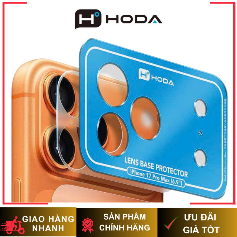 Miếng Dán PPF Viền Camera Nhám Hoda Bảo Vệ Xung Quanh Viền Chống Trầy Xước cho iP 17 Pro Max| 17 Pro