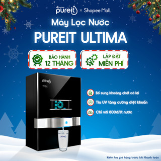   LẮP ĐẶT 0Đ  Máy Lọc Nước treo tường  để bàn Pureit Ultima Đen  BH 12 THÁNG  