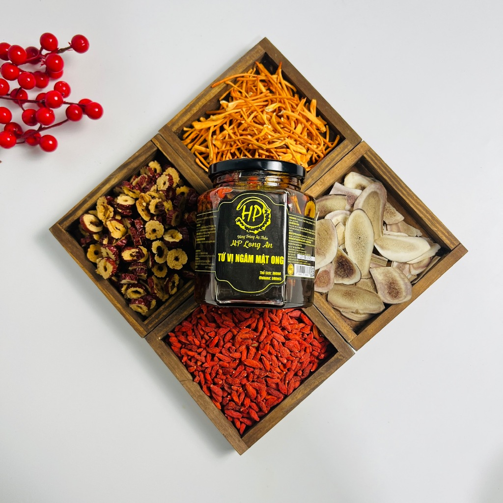(Mua 2 Tặng 1) Tứ vị ngâm mật ong - HP Long An
